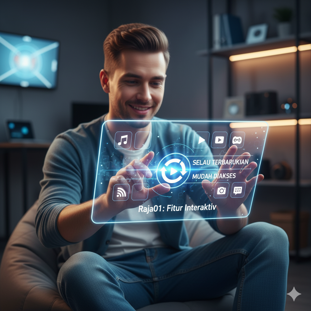 Gambar untuk "Eksplorasi Fitur Interaktif Rajao1: Pengalaman Digital yang Mudah Diakses dan Selalu Terbarukan" (Fokus: Fitur, aksesibilitas, dan konten yang selalu update.)